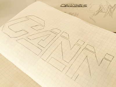 Logo Sketch art branding design drawing graphic design grid illustration logo pencil sketch type typography