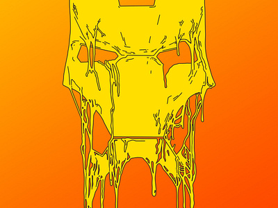 Iron Man Mask art design draw drawing film illustration ironman marvel movie vector zeichnung