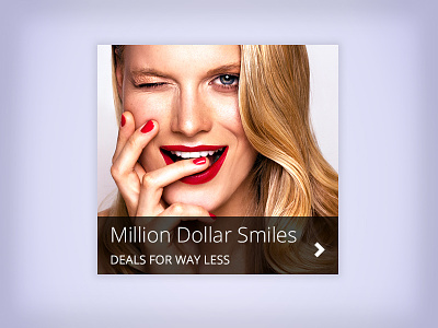 Smiles advertising banner deals groupon marketing photography web design