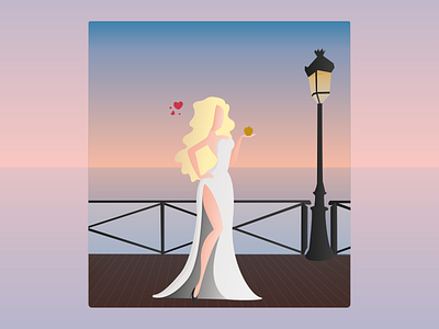 Aphrodite - Illustration - Mythic App god greek illustrations love mythology pastel