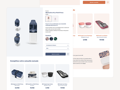 Web design - E-commerce website