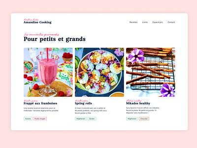 Webdesign - Foody blog