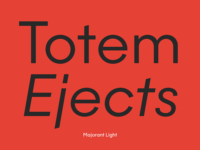 Majorant barcelona black design emtype font free free trials geometric new new font new release red sans type typography