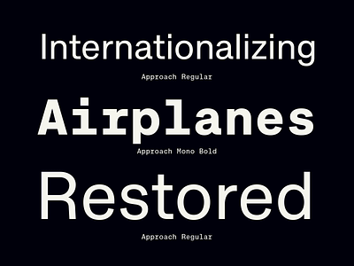 Approach & Approach Mono barcelona black design emtype font free free trials monospace monospaced new font new release pink sans type typography