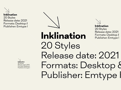 Inklination font family aftereffects animation design font italic kinetictype monospace new font newreleases type typography