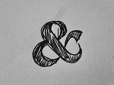 Sketchs ampersand quicksketch two typography
