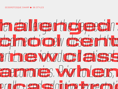 Geogrotesque Sharp barcelona design emtype font logo sans type typography ui variable fonts