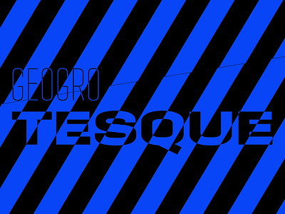 Geogrotesque Sharp graphic design motion graphics variable font