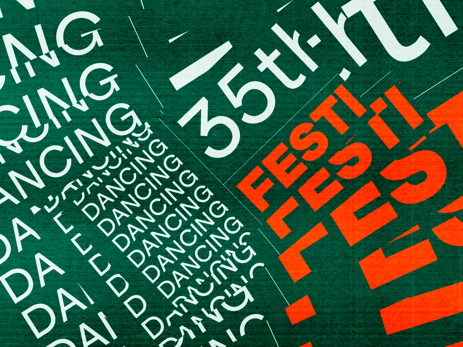 wip animation design festival font geometric graphic design motion graphics music sans type typography