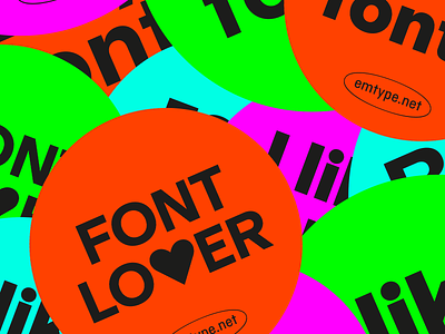 Stickers design emtype font graphic design illustration sticker stickers type typography