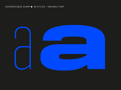 Geogrotesque Sharp font geogrotesque graphic design logo typeface typography