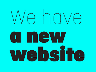 We have a new website! emtype fonts new web