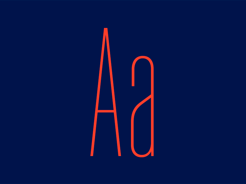 Aa barcelona emtype font new font sans