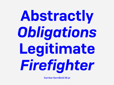 Camber font family archive barcelona camber emtype font type typography