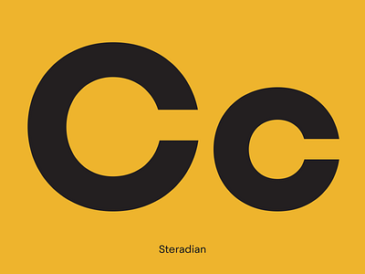Steradian barcelona typeface design emtype font geometric new typography yellow