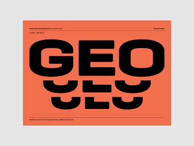Geogrotesque Expanded Series PDF Specimen barcelona blue design emtype font geogrotesque new orange pdf trials typeface typography yellow