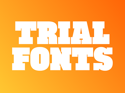 Free font trials barcelona design emtype font test trials type typography