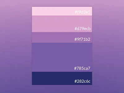 Purple 3 4 color color inspiration colors of 2019 colour palette colourlovers design illustration