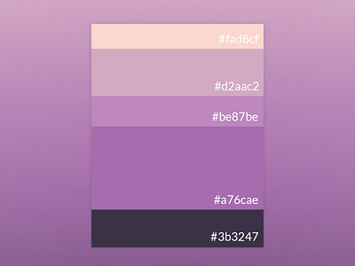 Purple 2 4 branding color inspiration colors of 2019 colour palette design illustration logo purple