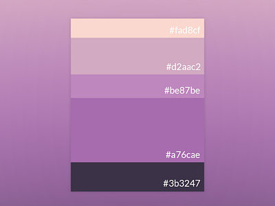 Purple 2 4 branding color inspiration colors of 2019 colour palette design illustration logo purple