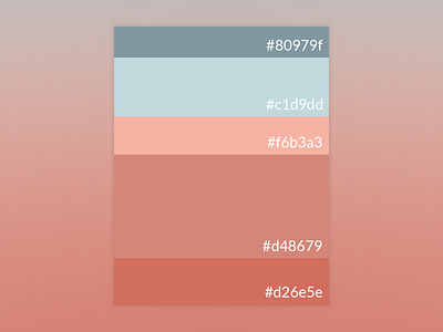 Pink 4.4 blue branding color color palette colors of 2019 design pink