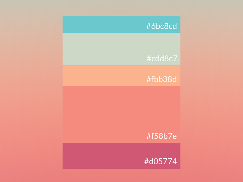 Pink 2.4 by Colour Lovers on Dribbble