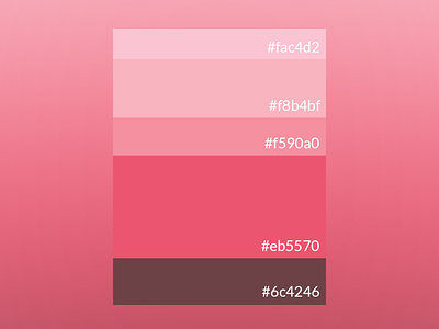 Pink 1.4 branding color color inspiration colors of 2019 design illustration