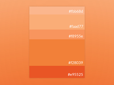Orange 2 4 color inspiration colors of 2019 colour palette colourlovers design orange