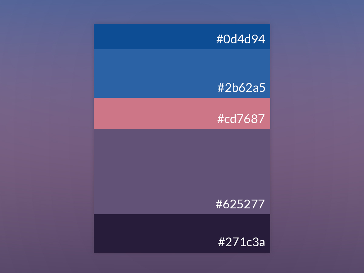 Blue 2 4 by Colour Lovers on Dribbble