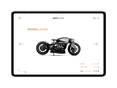 MOTO STORE concept (white) design ios typography ui ux web website