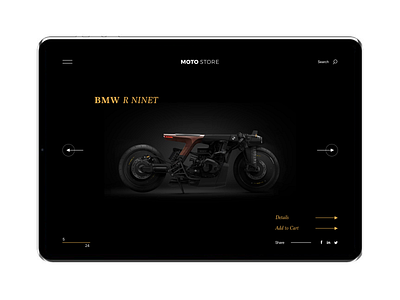 MOTO STORE concept (black)