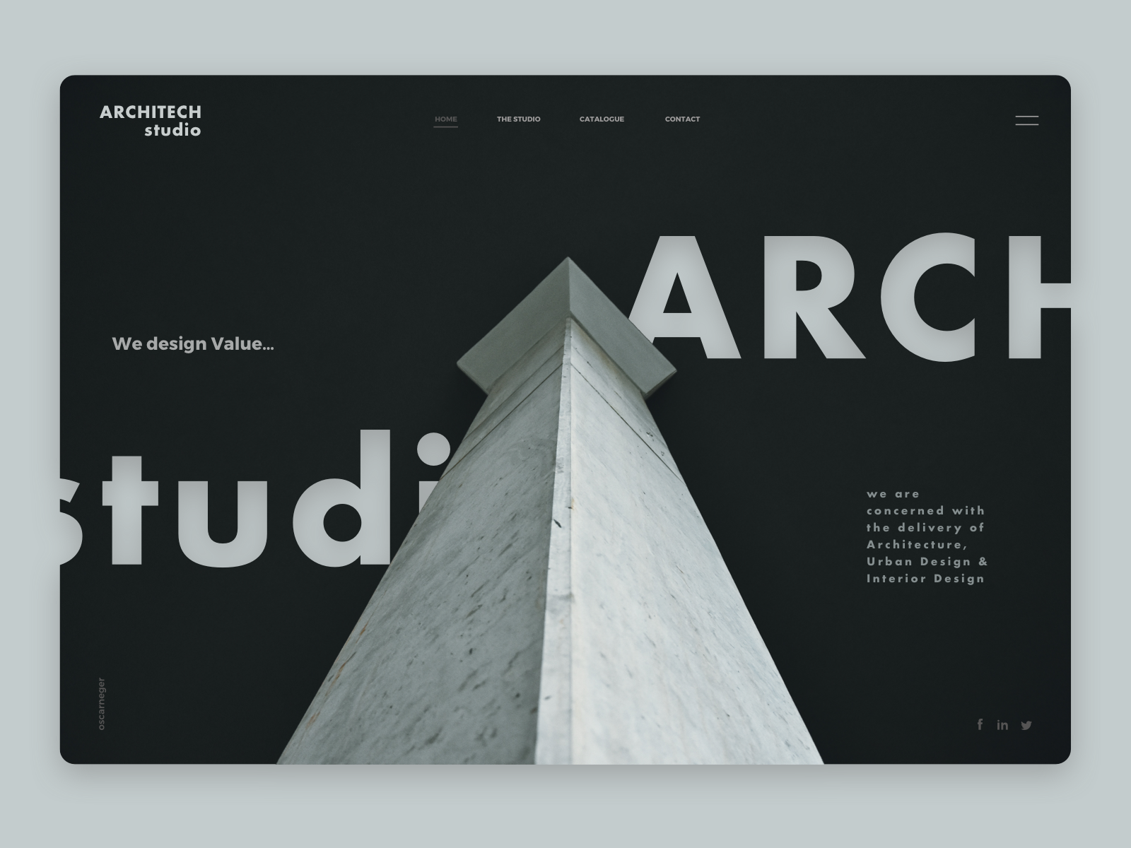 Studio ARCHITECH by oscarneher on Dribbble