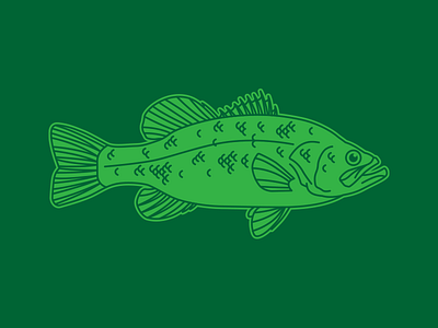 Sweet Bass bass fish green largemouth bass