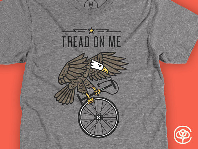 Tread On Me T-Shirt cotton bureau cycling eagle pump shirt t shirt wheel