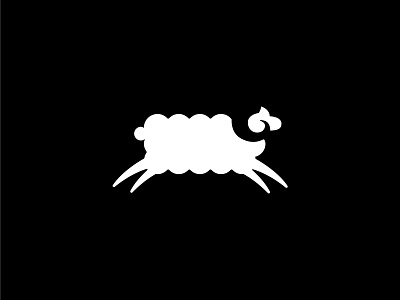Sheep animal black branding graphic design horn identity logo sheep white