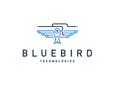 Bluebird Tech Final bird blue bluebird cable flying technology