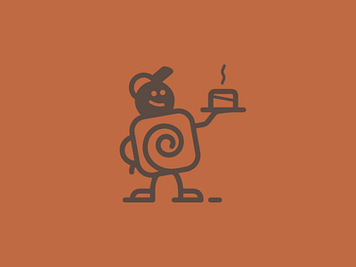 The Cinnamon Roll Company bakery baking cinnamon cinnamon roll icon mascot roll rolls tasty