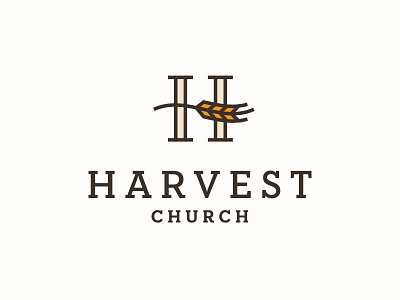 Harvest Church 2 church grain h harvest serif wheat