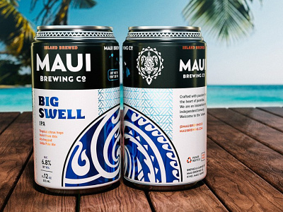 Maui Brewing Co — Big Swell beer brewing co craft design hawaii identity maui packaging rebrand