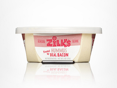 Zilks Hummus Packaging austin branding hummus illustration lettering logo packaging texas typography
