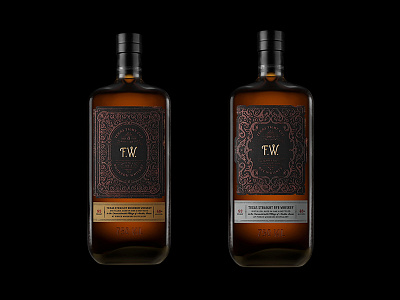 Fierce Whiskers Distillery austin bottle bourbon branding label logo packaging typography vintage whiskey