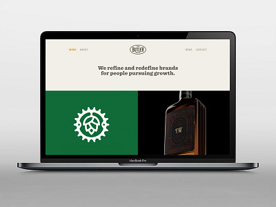 New Website branding design logo studio typography website