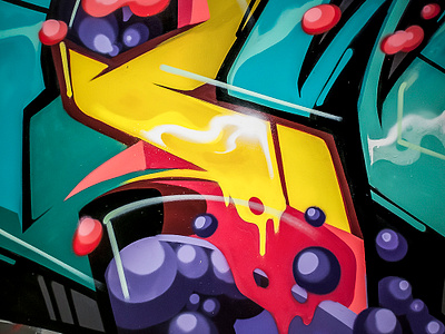 Close up... graffiti graphic design illustration texture