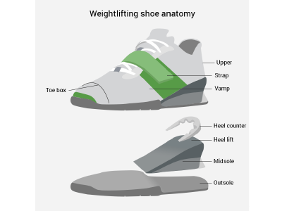 Weightlifting shoe anatomy