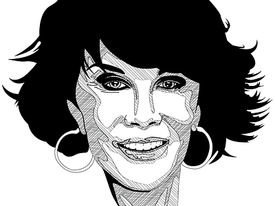 Joan Rivers illustration joan rivers vector