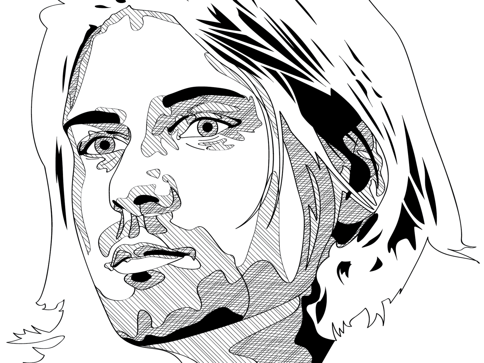 Kurt Cobain by Adieu Love on Dribbble