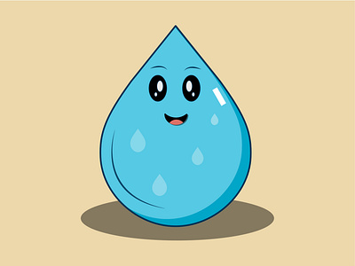 Water animation design flat illustration illustrator ui vector