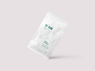 5a Sur coffee bag bag branding coffee coffee shop guatemala mexico packaging