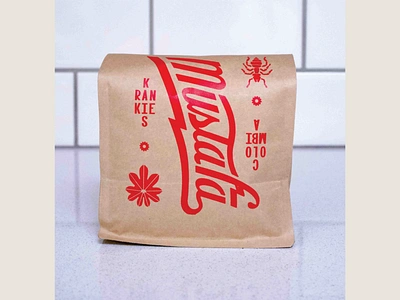 Coffee Packaging bag beans cafe coffee custom design lettering packaging roaster shop typography