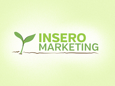 Insero Marketing Logo bloom bulb green grow leaf logo marketing seed vector